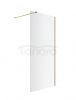 EXCELLENT Vidoq walk-in ścianka prysznicowa prosta 90x200 cm, powłoka Clean Control, złoty szczotkowany KAEX.1506.900.LP.GB